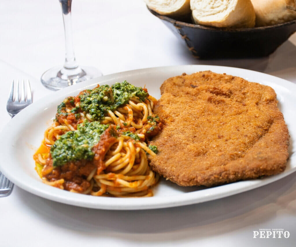 Milanesa Pepito, especialidade da casa